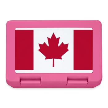 Canada Flag Flag Maple Canada Day 1867 Toronto - Lunchbox - pink - Front