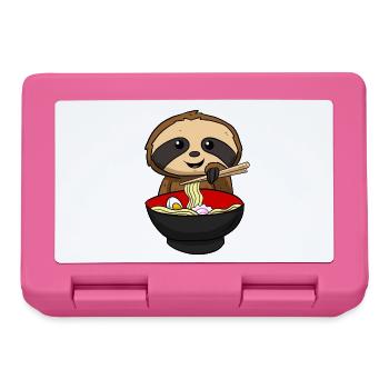 Ramen Faultier Otaku - Brotdose - Pink - Vorne