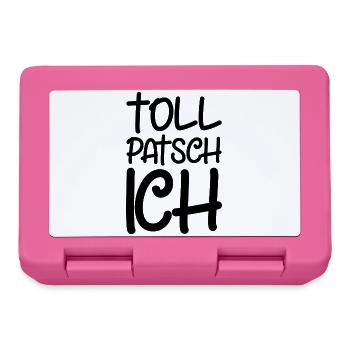 Tollpatsch Ich tollpatschig lustig tollpatschich - Brotdose - Pink - Vorne