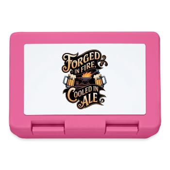 Forge In Fire Cooled In Ale - Lunchbox - pink - Front