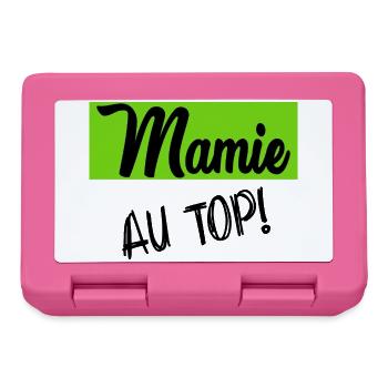 OMA. MUTTERTAG. ALLES GUTE ZUM OMA-TAG. ICH LIEBE DICH - Brotdose - Pink - Vorne