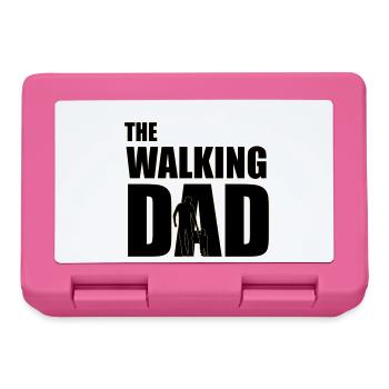 The walking dad (black) contour Gold - Lunchbox - pink - Front