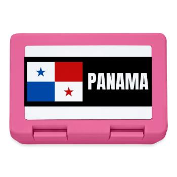 Drapeau du Panama - Boîte à goûter - rose - Devant