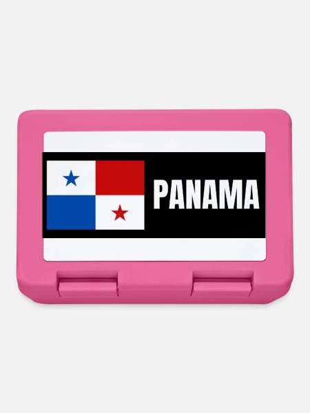 Panama Flag - Lunchbox - pink