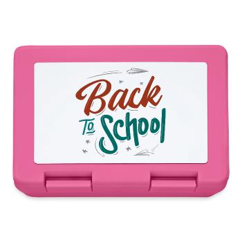 Back to school - Lunchbox - pink - Front