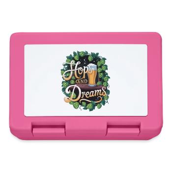Hops And Dreams - Lunchbox - pink - Front