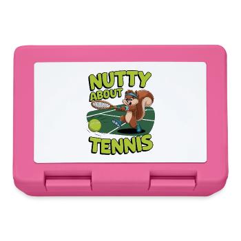 Nutty About Tennis - Lunchbox - pink - Front