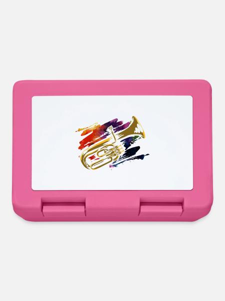 Schmetterndes Althorn Blaskapelle - Brotdose - Pink