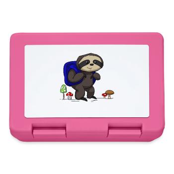 Sloth Rucksack Fautier Exkurs Wanderung - Brotdose - Pink - Vorne