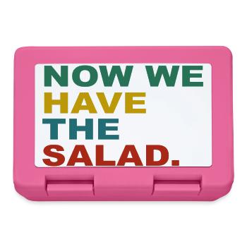 Now we have the Salad - Brotdose - Pink - Vorne