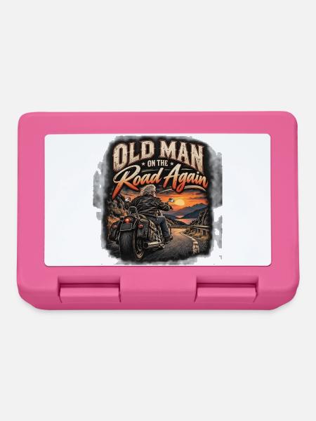 Old Biker - Brotdose - Pink