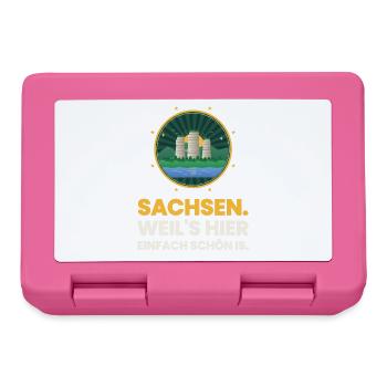 SACHSEN WEIL`S HIER EINFACH SCHÖN IST - Brotdose - Pink - Vorne