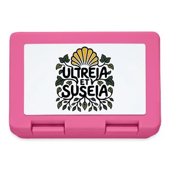 Ultreia und Suseia – Camino de Santiago - Brotdose - Pink - Vorne