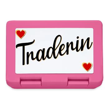 Börse Traderin - Brotdose - Pink - Vorne