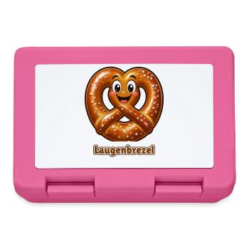 Laugenbrezel Kostüm Fasching Fasnet Verkleidung - Brotdose - Pink - Vorne