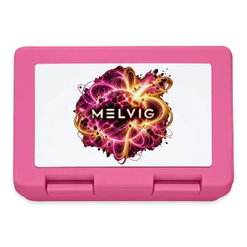 MELVIG Magnetar – Weltraumkunst in Pink & Gold - Brotdose - Pink - Vorne