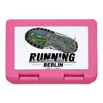 Running Berlin Laufschuh Stadtkarte - hell - Brotdose - Pink - Vorne
