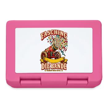 Fasching Die Bande Gruppenkostüm - Brotdose - Pink - Vorne