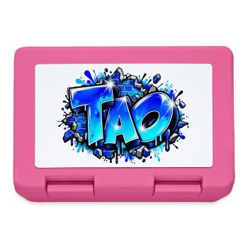 TAO explodiert in Graffiti! Epischer Straßenkünstlername - Brotdose - Pink - Vorne