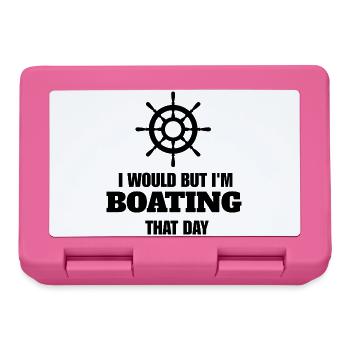 Lustiges Bootsgeschenk für Segler und Bootsliebhaber - Brotdose - Pink - Vorne