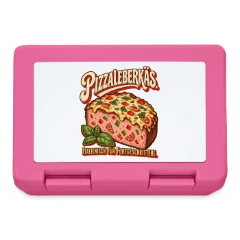 Pizzaleberkäs Italienisch für Fortgeschrittene - Brotdose - Pink - Vorne