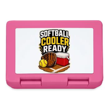 SOFTBALL COOLER READY Snacks - Brotdose - Pink - Vorne