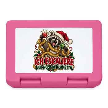 Festliche Eskalation - Brotdose - Pink - Vorne