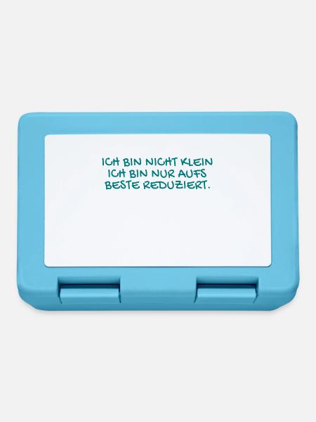Ich bin nicht kein Spruch lustig - Brotdose - Saphirblau