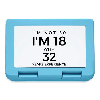 50th birthday - saying for 50th birthday - Lunchbox - sapphire blue - Front