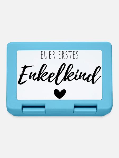 Euer erstes Enkelkind - Brotdose - Saphirblau