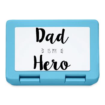 Dad is my Hero - Brotdose - Saphirblau - Vorne