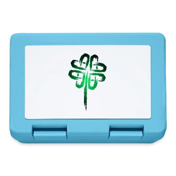 Kleeblatt Symbol Keltische Symbole - Brotdose - Saphirblau - Vorne