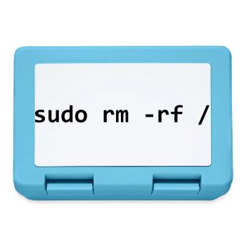sudo rm rf - Brotdose - Saphirblau - Vorne
