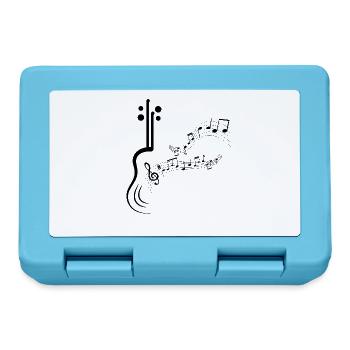 Musical notes Music Musicians Sheet music clef sheet music - Lunchbox - sapphire blue - Front