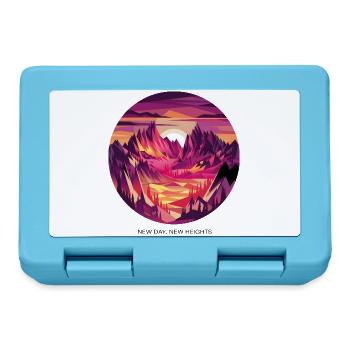 New Day, New Heights - Lunchbox - sapphire blue - Front