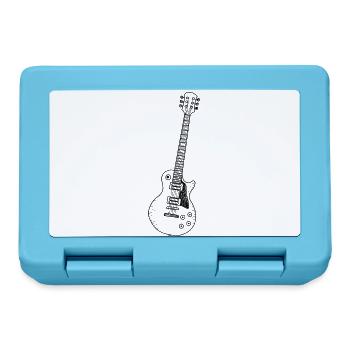 Guitar - Les Paul - Music - Retro - Lunchbox - sapphire blue - Front