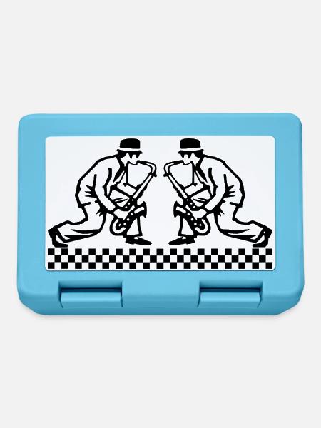 Ska Brass - Brotdose - Saphirblau