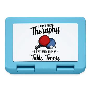 Tischtennis - Brotdose - Saphirblau - Vorne