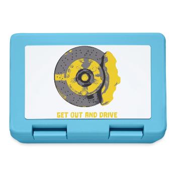 Brake / brake disc / brake pad yellow T-shirt - Lunchbox - sapphire blue - Front