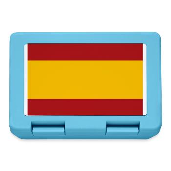 SPANISCHE FLAGGE - Brotdose - Saphirblau - Vorne