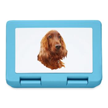 Irish Setter Red - Brotdose - Saphirblau - Vorne