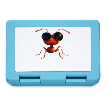 Ant Forest Ant Fire Ant Insect Cute Ants - Lunchbox - sapphire blue - Front