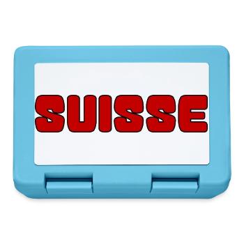 SUISSE. PAYS. GENEVE. SUISSE. HUMOUR. PAYS - Boîte à goûter - bleu saphir - Devant
