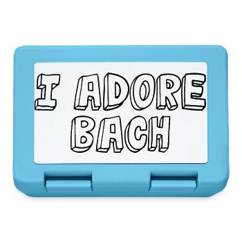 T-shirt de Johann Sebastian Bach - Boîte à goûter - bleu saphir - Devant