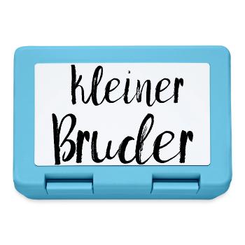 kleiner Bruder - Brotdose - Saphirblau - Vorne