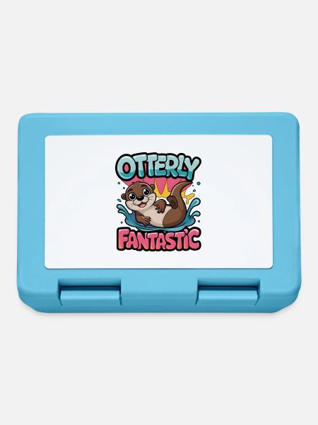 Otterly Fantastic - Lunchbox - sapphire blue