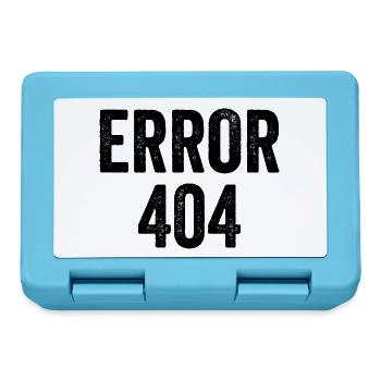 Error 404 - Brotdose - Saphirblau - Vorne