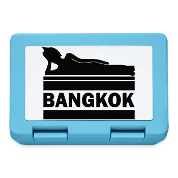 Bangkok Buddha Thailand Temple Wat Pho Souvenir TH - Lunchbox - sapphire blue - Front