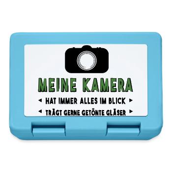 Fotograf fotografieren - Brotdose - Saphirblau - Vorne
