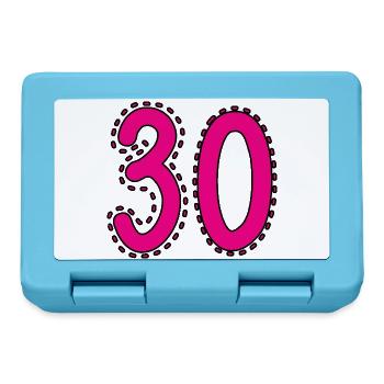 30. 30 YEARS. 30th ANNIVERSARY. 30 YEARS ANNIVERSARY. - Lunchbox - sapphire blue - Front